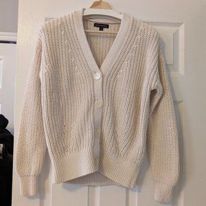 Banana Republic ORGANIC COTTON CARDIGAN SWEATER Size S
